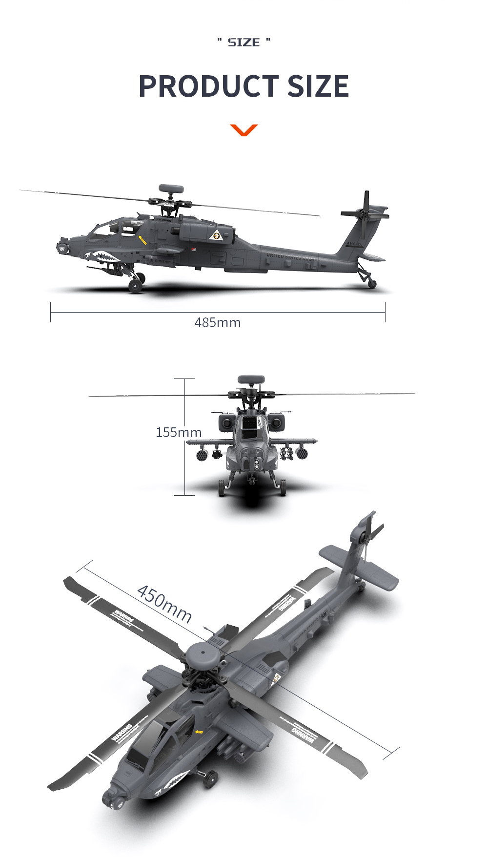 YXZNRC-F11-S-132-AH-64-Apache-Skala-24G-6CH-GPS-Houmlhe-Halten-Optischer-Fluss-Positionierung-58G-FP-2019446-13